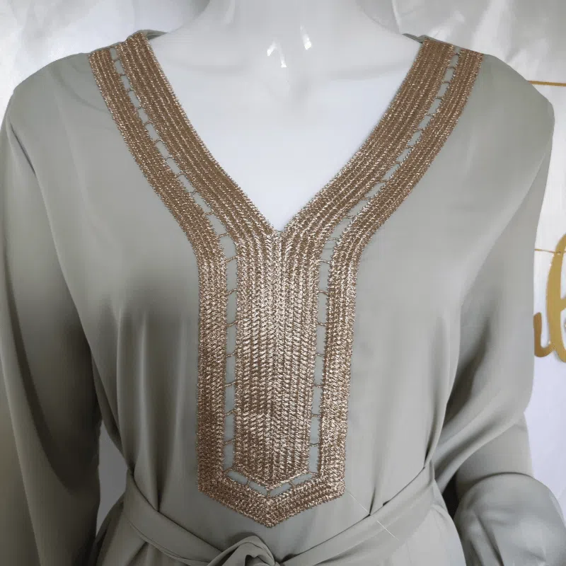 Robe Évasée Spécial Eid Vert D'eau