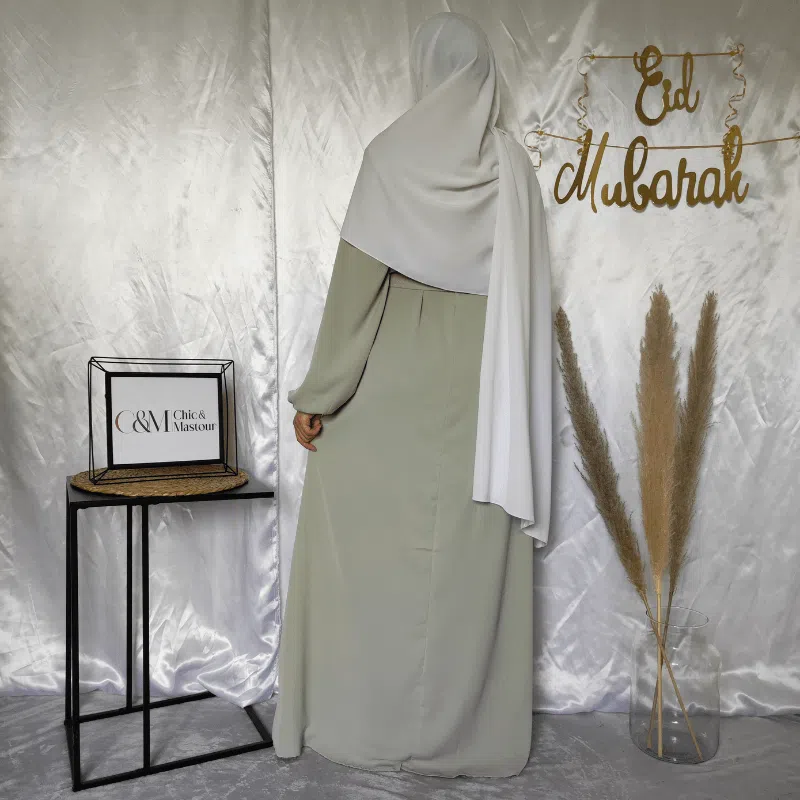 Robe Évasée Spécial Eid Vert D'eau