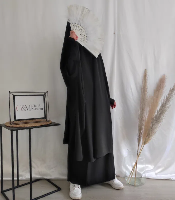 Jilbab Enfant du 6 au 14 ans Noir