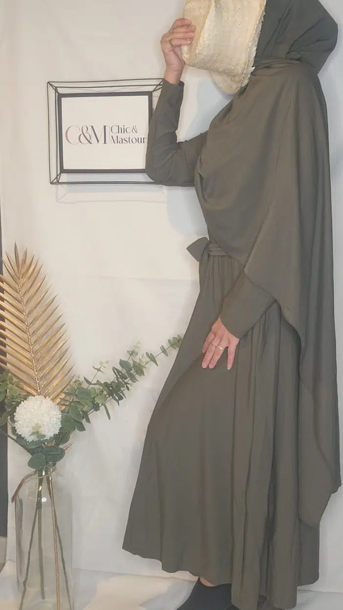 Burkini 4 pièces kaki
