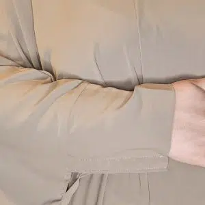 Manche Abaya Extra Large de Luxe 1m80 Taupe