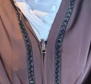 Fermeture éclaire Abaya Aid Nidha Chocolat