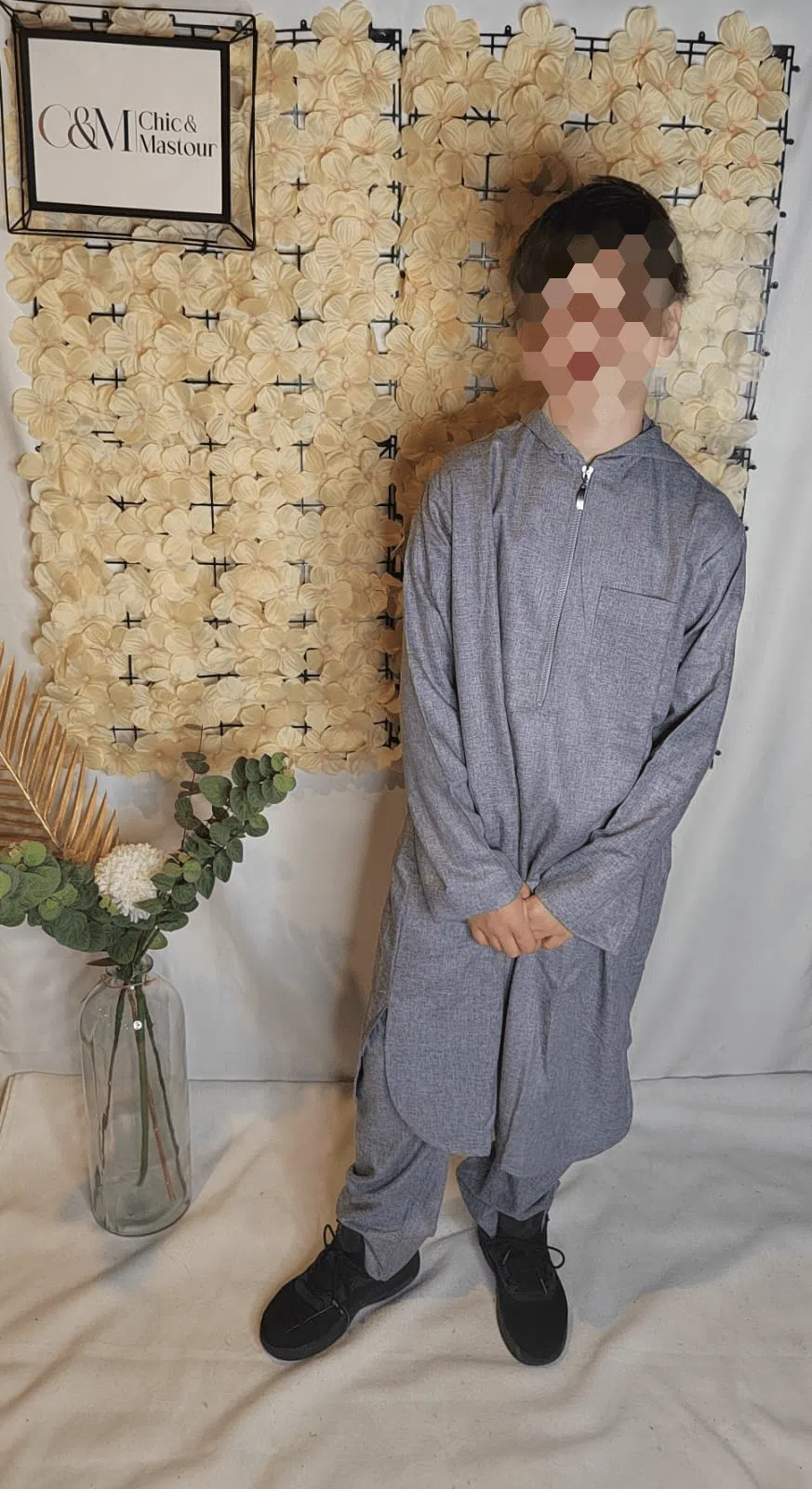 Ensemble Qamis en Lin – Image 2