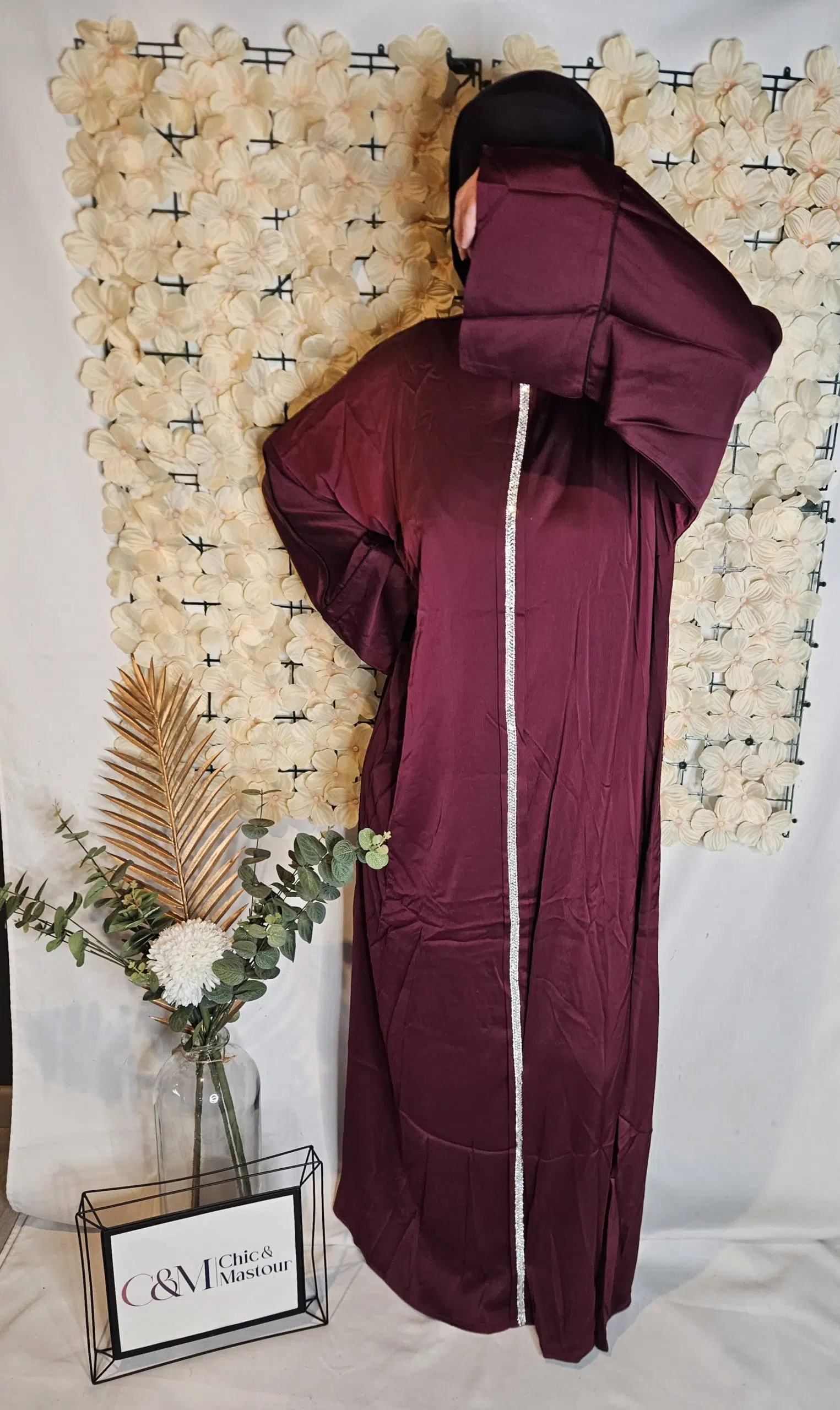 Abaya deluxe strass
