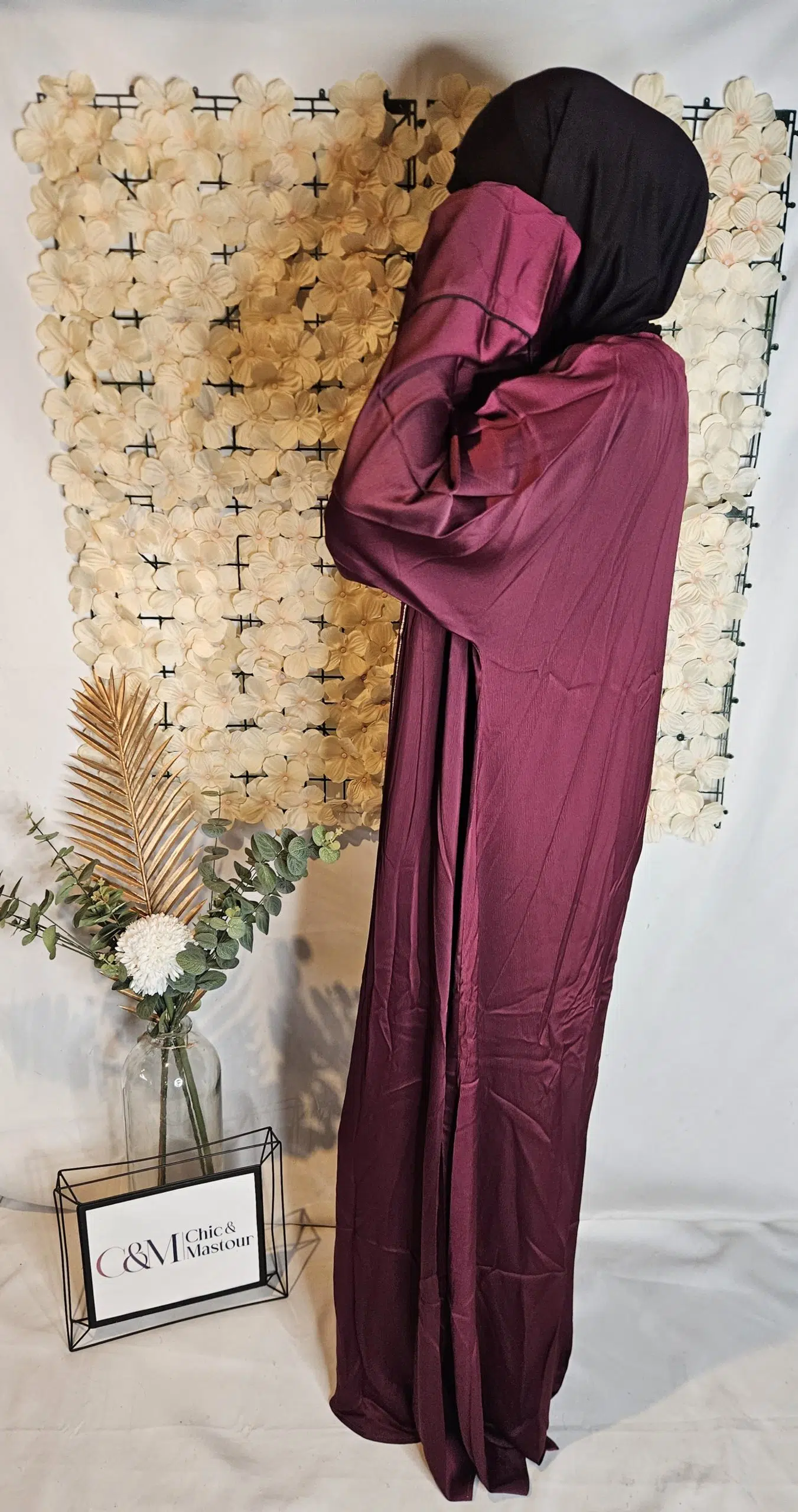 Abaya deluxe strass – Image 3