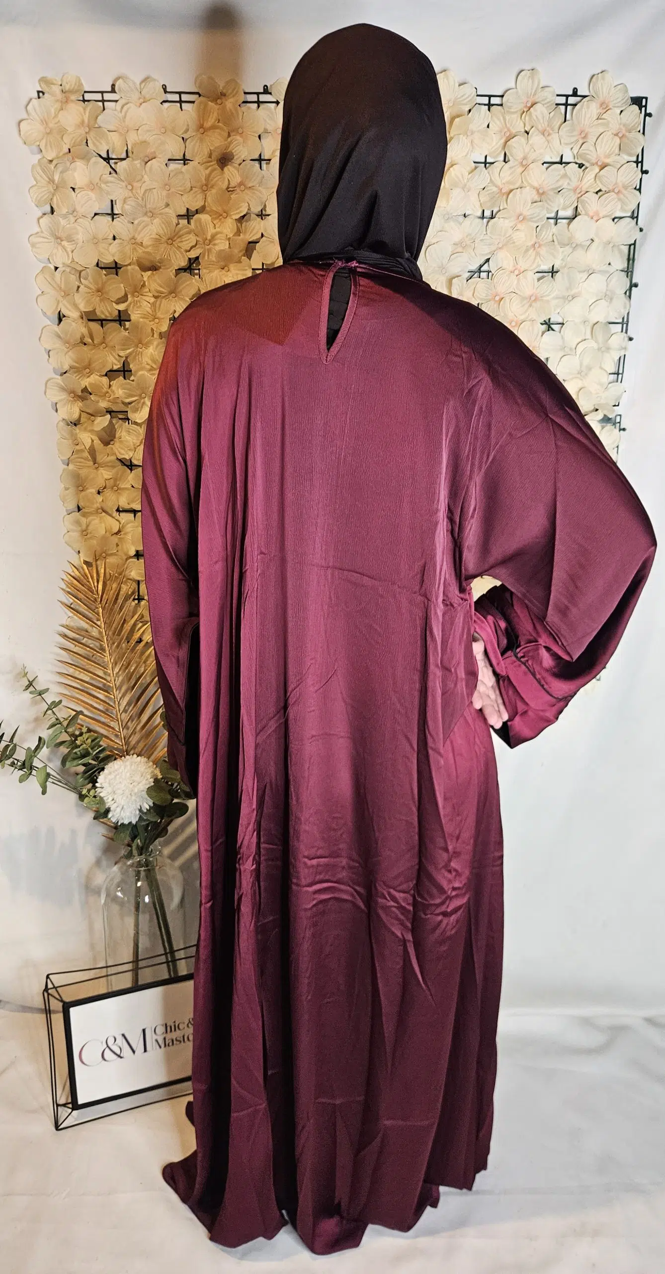 Abaya deluxe strass – Image 4
