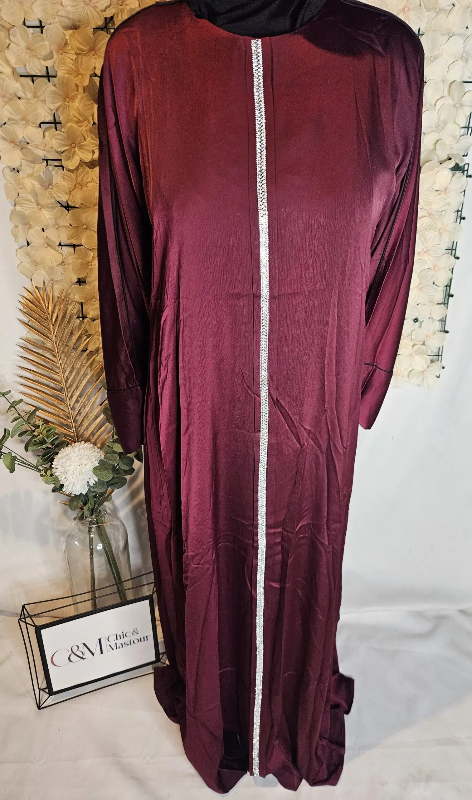 Abaya deluxe strass – Image 5